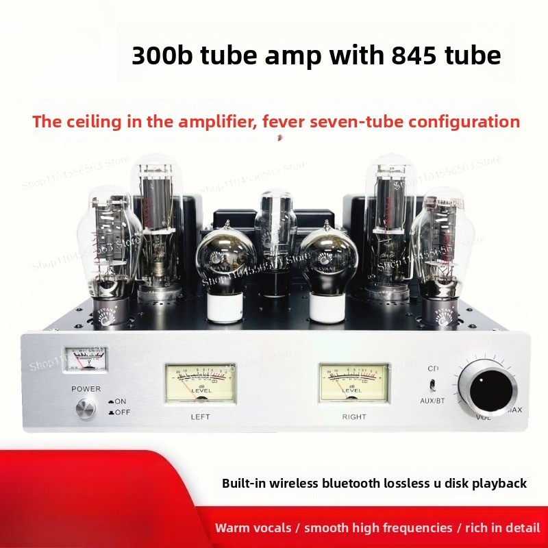 Class A Tube Amplifier 845 - 300B Push 845 Tube Amplifier, Single-ended