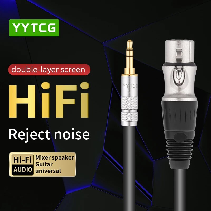 YYTCG XLR 3-Pin Male to 3.5mm  - Tube Headphone Amplifier Otl ulasan dan harga