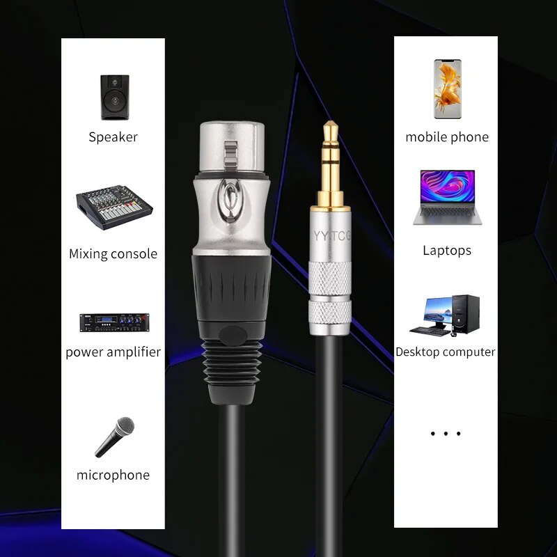 YYTCG XLR 3-Pin Male to 3.5mm  - Tube Headphone Amplifier Otl ulasan dan harga