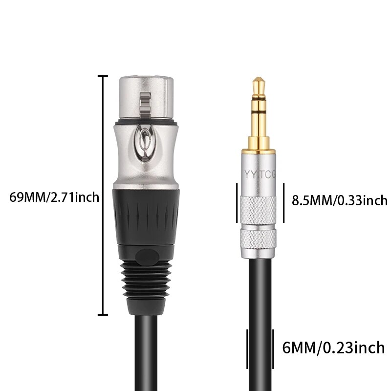 YYTCG XLR 3-Pin Male to 3.5mm  - Tube Headphone Amplifier Otl ulasan dan harga