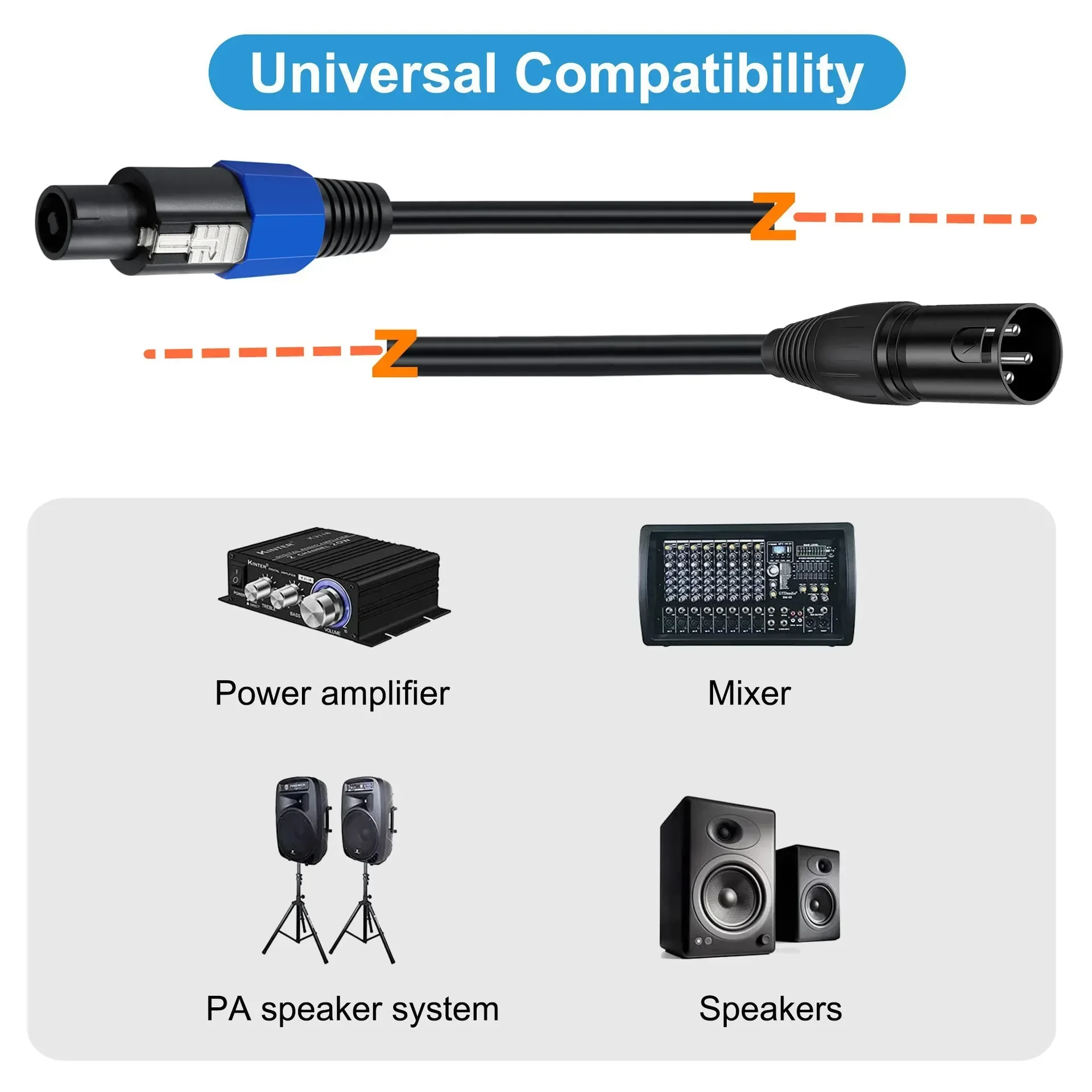 Speakon To XLR Cable Audio Jac - Tube Headphone Amplifier Otl ulasan dan harga