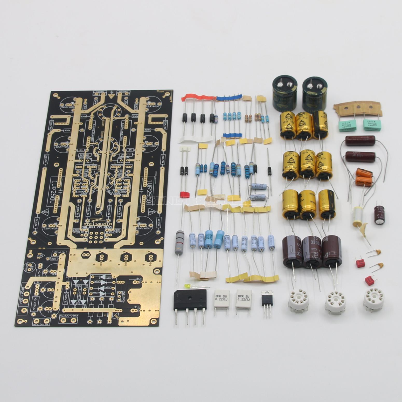 DIY Kit Assemble MM RIAA Turnt - Tube Preamp 12Ax7 Phono ulasan dan harga