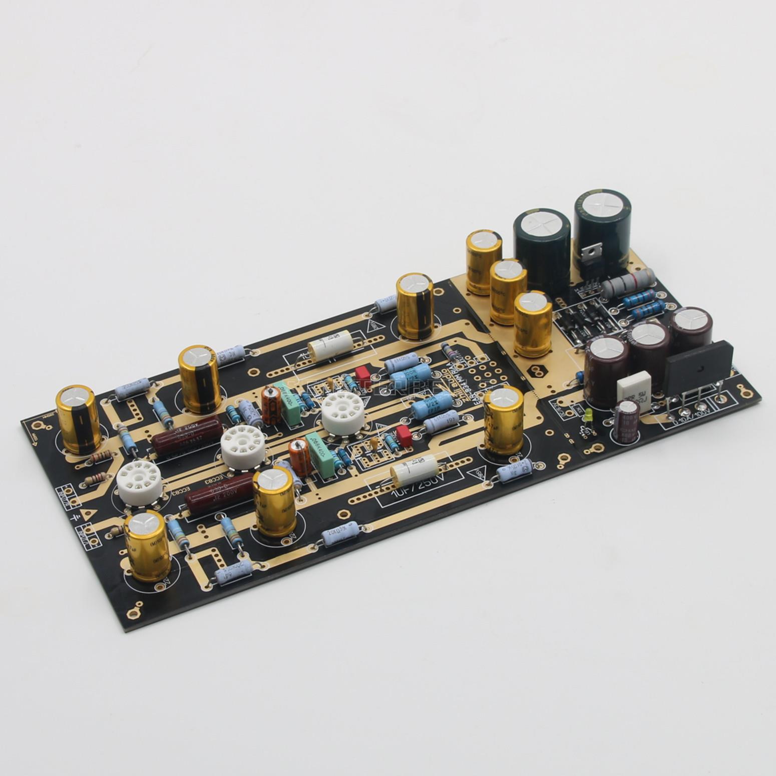 DIY Kit Assemble MM RIAA Turnt - Tube Preamp 12Ax7 Phono ulasan dan harga