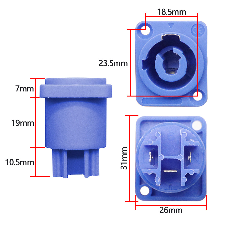 Powercon Connector Lockable Ca - Tube Headphone Amplifier Otl ulasan dan harga