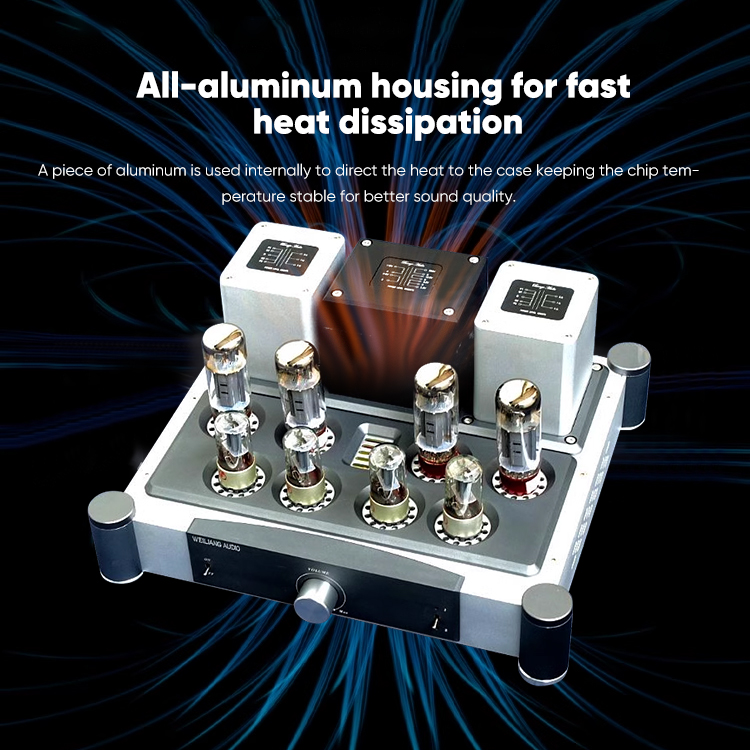 HIFI Audio Power Amplifier A40 - El34 Tube Amplifier 40W ulasan dan harga