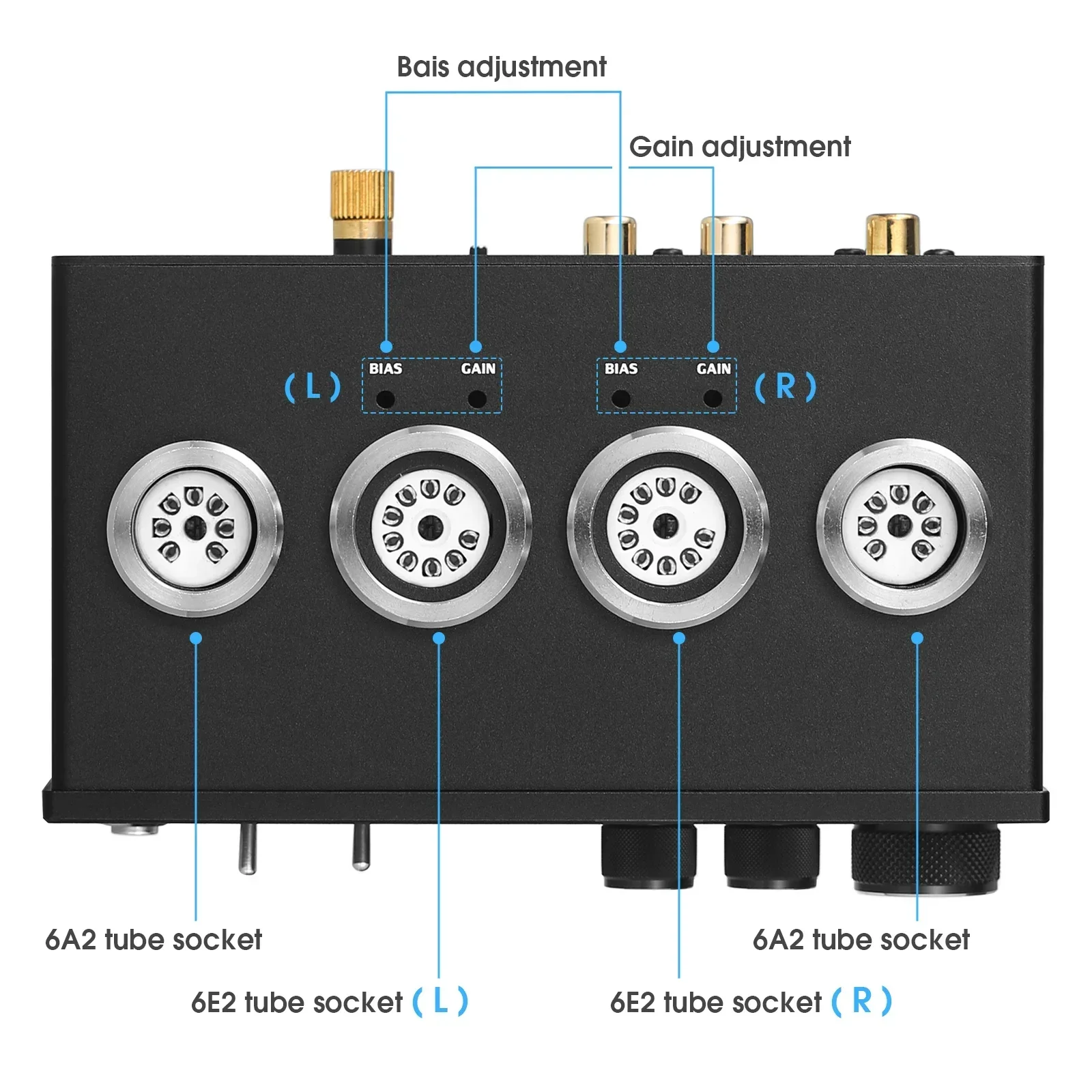 Douk Audio T9 HiFi Magic Eye 6 - Tube Phono Stage Mm Mc ulasan dan harga