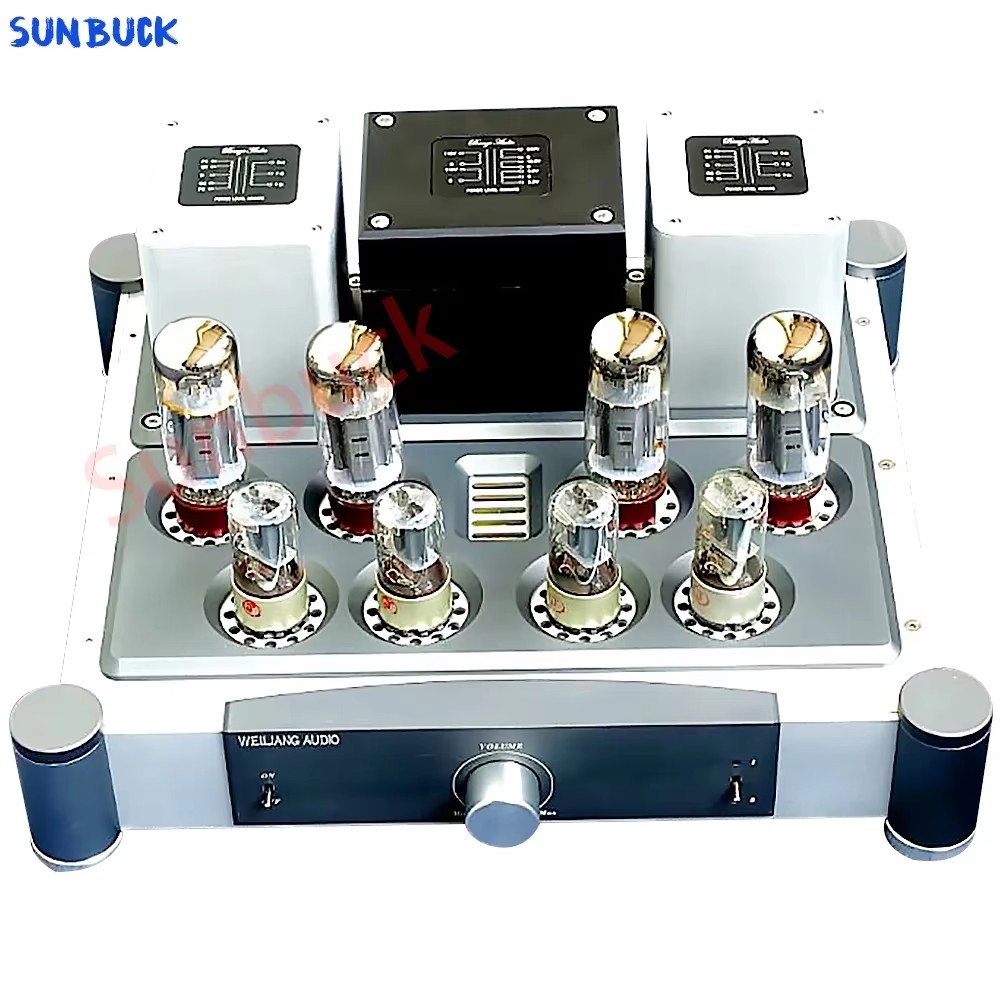 Sunbuck A40X2 6H8C 6SN7 push-p - El34 Tube Amplifier 40W ulasan dan harga