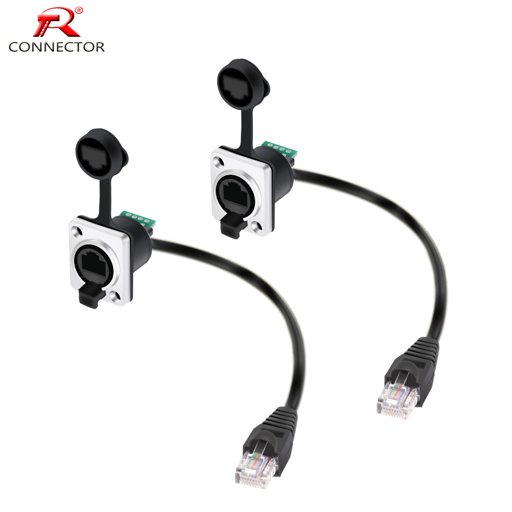 1PC RJ45 8p8c Waterproof Conne - Tube Headphone Amplifier Otl ulasan dan harga