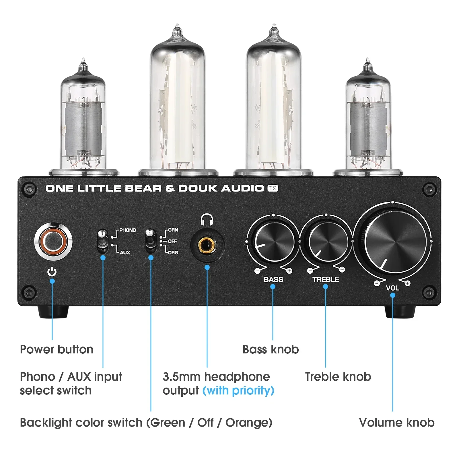 Nobsound T9 Mini 6E2 MM/MC Pho - Tube Phono Stage Mm Mc ulasan dan harga