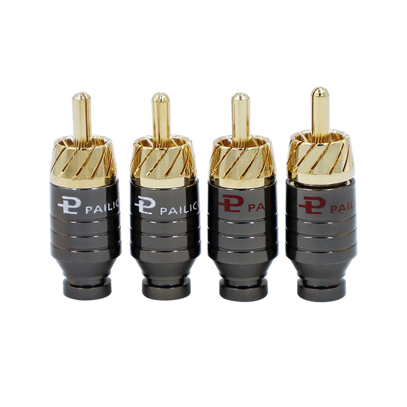 4Pcs Luxury Soldering RCA Plug - Tube Headphone Amplifier Otl ulasan dan harga